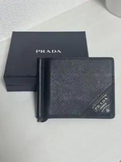 PRADA マネークリップ　黒