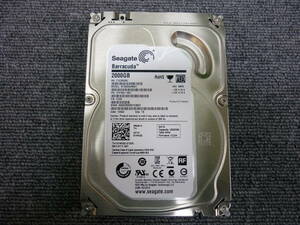 ■Seagate 3.5インチ SATA 2000GB HDD 7200rpm 中古品　■