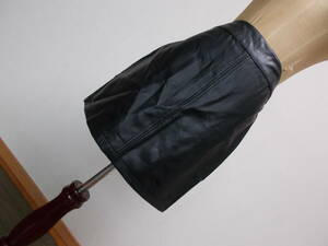 1-5新品　INGNI　イング黒　ブラックフェイクレザーミニスカート　台形フレアスカート　9号　Ｍ　F　5,390円