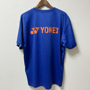YONEX ヨネックス 半袖Tシャツ プラクティスシャツ Lサイズ ブルー ポリエステル