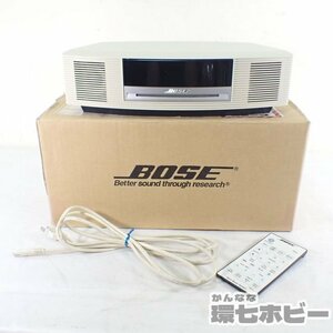 0KB1◆BOSE/ボーズ MODEL AWRCCC WAVE Music System ミュージックシステム リモコン 電源コード 輸送箱あり 動作OK/CDプレーヤー 送:-/100