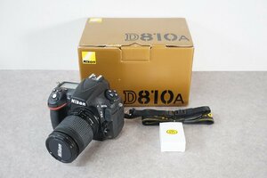 [QS][D4304580] Nikon ニコン D810A デジタル一眼レフカメラ NIKKOR 28-80mm 1:3.5-5.6D レンズ 互換バッテリー1点/元箱付き