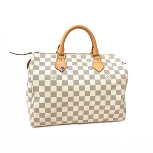 LOUIS VUITTON ルイ・ヴィトン スピーディ30 ダミエ・アズール ボストン バッグ ホワイト N41370