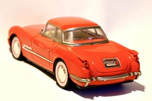 ビンテージ　ブリキのおもちゃ　1954年型　シボレー　コルベット　クーペ　ブリキ車　Corvette Coupe