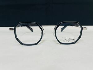 Yohji Yamamoto ヨウジ ヤマモト 眼鏡フレーム YY1066 613 未使用 美品 伊達眼鏡 サングラス シルバー ブラック オクタゴン