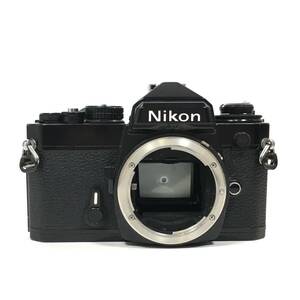 ＊NIKON FE フィルムカメラ ブラック 黒 ボディ 一眼レフ ニコン 撮影機材 動作未確認