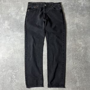 00s Levis 501 0660 ブラック デニム パンツ 36 34 / 00年代 リーバイス オールド ジーンズ ジーパン 黒 テーパード