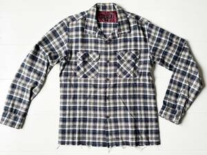 【美品】 INTERMEDIATES ENGINEERED GARMENTS 開襟シャツ チェックシャツ M エンジニアードガーメンツ ネペンテス USA製