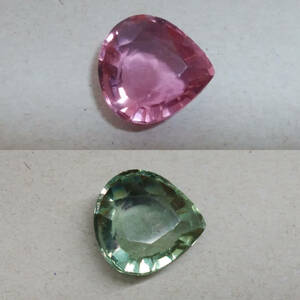 [15.55 ct] 合成アレキサンドライト ピアシェイプドカット ルース 宝石 ジュエリー