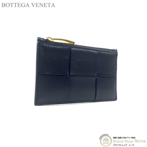 ボッテガ ヴェネタ （BOTTEGA VENETA） マキシイントレ カセット ファスナー付きカードケース コインケース 681010 スペース（新品）