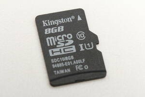 8GB microSDHCカード kingston