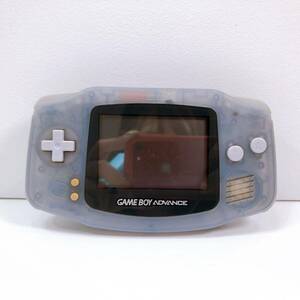 170【中古】Nintendo GAMEBOY ADVANCE 本体 AGB-001 ゲームボーイアドバンス ミルキーブルー 任天堂 電池フタなし 動作未確認 現状品