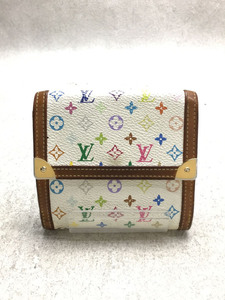 LOUIS VUITTON◆ポルト・モネ・ビエカルトクレディ_モノグラム・マルチカラー_マルチカラー/PVC/マルチカラー/レディース