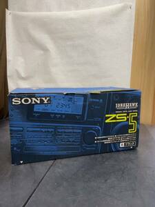 新品未使用？新品同様 SONY ソニー ソナホーク ZS-5 昭和レトロ バブルラジカセ PERSONAL DIGITAL AUDIO SYSTEM 