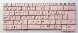 ☆NEC LaVie LL750/TG6P用日本語キーボードV102602CJ1（ピンク）