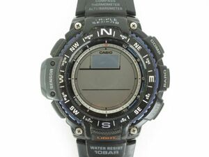 CASIO カシオ　スポーツギア トリプルセンサー デジタル腕時計 SGW-1000 デジタルコンパス 高度計 気圧計 温度計 お洒落な　ブラック　D11