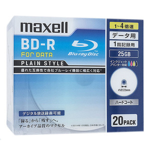 maxell データ用 BD-R 4倍速 20枚 BR25PPLWPB.20S [管理:1000022258]