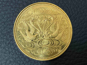 日本造幣局 10万円金貨 昭和天皇御在位60年記念 昭和61年 K24 純金 20g ブリスターパック開封済