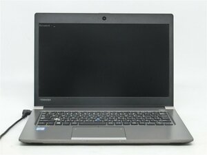 中古ノートパソコンノートPC　TOSHIBA　R63/A　Core 6世代i5/4GB　起動ロックします　動作不明　　　 ジャンク品　送料無料　