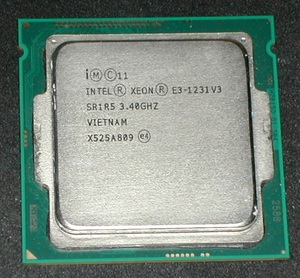 4コア8スレッド　XEON　E3 1231 V3 LGA1150