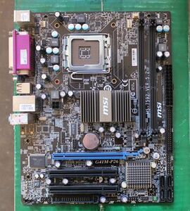 美品 MSI G41M-P26 マザーボード Intel G41 LGA 775 Core 2 Extreme,Core 2 Quad,Core 2 Duo MicroATX DDR3