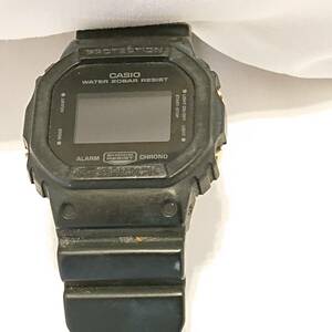 CASIO G-SHOCK デジタル DW-5600VT ブラック カシオ Gショック 中古品 電池切れか故障かは不明です。