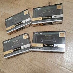 O カセットテープ TDK MA-XG Fermo メタルカセットテープ メタルテープ フェルモ 46分 4本
