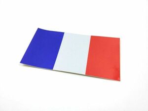 フランス国旗 防水シール ステッカー 反射 リフレクター