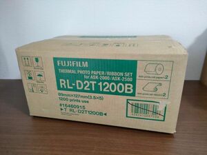 FUJIFILM 富士フィルム RL-D2T1200B サーマルフォトプリントセット ASK-2000/ASK-2500用 ロールペーパー インクリボン