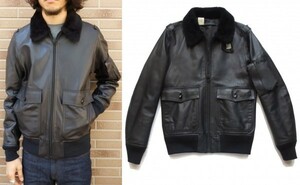 N.HOOLYWOOD EXCHANGE SERVICE G-1 JACKET 36 ゴートレザー × ムートンファー ライダース ジャケット ブラック ミスハリ エクスチェンジ