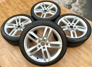 アウディ A4 Sライン 純正 18インチ アルミホイール★PIRELLI 245/40R18 4本セット★A4 S4 A3 S3