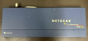 NETNETGEAR 16ポート 10BASE-T Ehernet Hub MODEL EN116 BAYNETWORKS ハブ