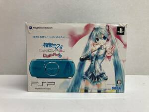 A7930-27 PSP 本体 初音ミク Project DIVA 2nd いっぱいパック PSP-3000 【状態難有】【欠品有】