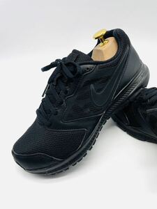 衝撃プライス！【フリーク待望モデル！】オールブラック！最強の1足！【NIKE ダウンシフター6MSL 4E】高級ハイテクスニーカー/黒/jp24.5cm