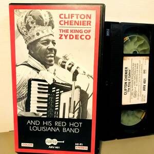 【レア ＶＨＳ】クリフトン・シェニエ　Clifton Chenier: The King of Zydeco 1987 　55分