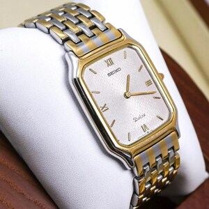 ◆希少 稼働 SEIKO Dolce 腕時計 薄型 メンズ 新品電池 2針 j