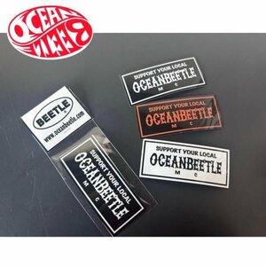 【OCEAN BEETLE】オーシャンビートル SYLステッカー セット 3枚組 / SUPPORT YOUR LOCAL サポートステッカー Sticker バイカー