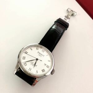 ◆◆◆TISSOT 1853 自動巻き　スイス製　スケルトン　美品　レザーベルト　シルバー金具　オートマティック　定価178000円