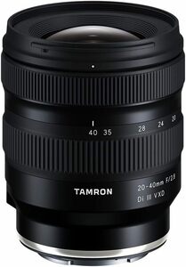 ☆新品☆ Tamron 20-40mm f/2.8 Di III VXD レンズ Sony Eマウント フルフレームミラーレスカメラ用 ブラック#272