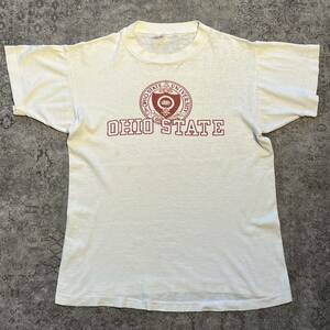 Vintage 50s Champion OHIO T-shirt オハイオ 大学 カレッジ ランタグ シングルステッチ プリント 50年代 ヴィンテージ ビンテージ