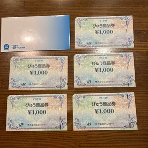 ★びゅう商品券　5,000円分★