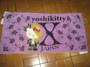 X エックス / YOSHIKITTY バスタオル X JAPAN YOSHIKI TOSHI HEATH PATA SUGIZO