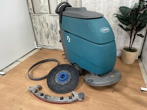 §【TENNANT バッテリー式歩行型スクラバー 自動床洗浄機 T3 ec-H2O シンプル操作パネル 病院 オフィス 店舗 マンション】N08052