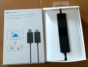 マイクロソフト Wireless Display P3Q-00009　（ワイヤレスディスプレイアダプター）【Wi-Fi不要】 ミラーキャスト