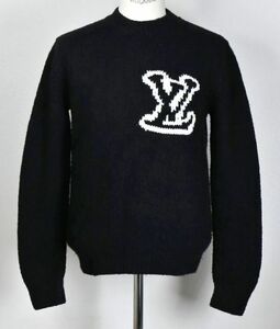 24SS LOUIS VUITTON ルイヴィトン 1AF336 ウール ブレンド クルーネック LV ニット セーター sweater b7984
