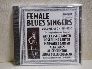 [CD] FEMALE BLUES SINGERS / VOL.4:C 1921-1930