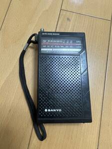 SANYO 三洋 FM/AMアンティークコンパクトラジオ RP5065 動作品