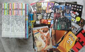 バスケットボール雑誌29冊◆DUNK SHOT/月刊バスケットボール◇ポスター/冊子/クリアファイルあり★未使用あり◎おまけ