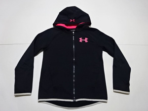 ■0127■UNDER ARMOUR アンダーアーマー タイツ ジャケット フルジップパーカー YLG●