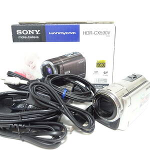 ソニー HDR-CX590V デジタルHDビデオレコーダー Sony 動作未確認 ジャンク品 80サイズ発送 KK-2706938-276-mrrz